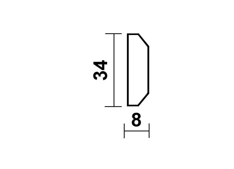 8 X 34 mm - smreka / jelka - Pokrivne letve
