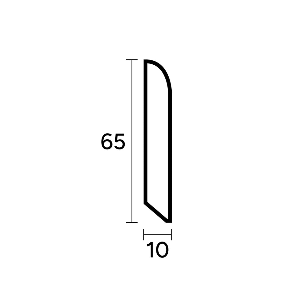 65 x 10 mm