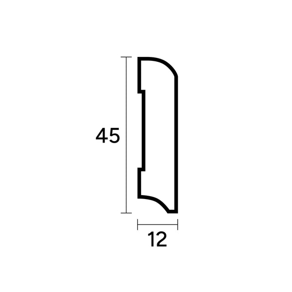 45 x 12 mm